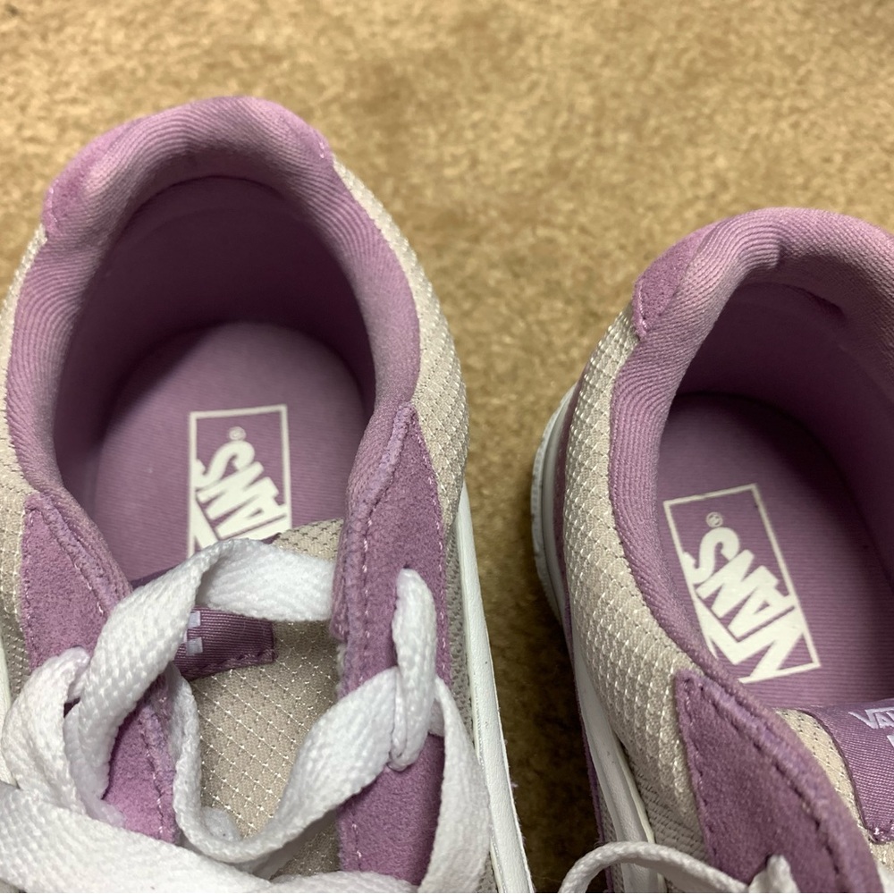Vans Pink/Lavender and White Women's Sneakers - Picture 13 of 13